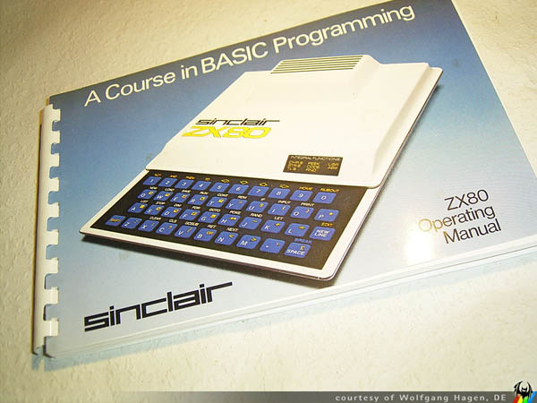 Sinclair ZX80 Images